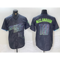 Rebec Tampa Bay Rays #18 Shane McClanahan Number Charcoal  2024 City Connect Limited Stitched Jersey 2