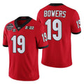 Rebec G.Bulldogs #19 Brock Bowers Red College Football Jersey Stitched American College Jerseys