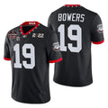 Rebec G.Bulldogs #19 Brock Bowers BLACK College Football Jersey Stitched American College Jerseys