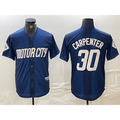 Rebec Detroit Tigers #30 Kerry Carpenter 2024 Navy  City Connect Cool Base Limited Stitched Jersey