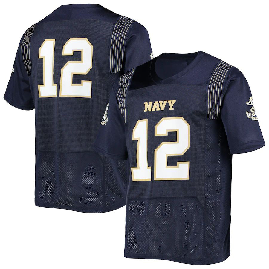 Rebec #12 N.Midshipmen Under Armour Replica Player Jersey Navy Stitched American College Jerseys