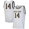 Rebec #14 N.Dame Fighting Irish Under Armour Throwback Replica Basketball Jersey White Stitched American College Jerseys