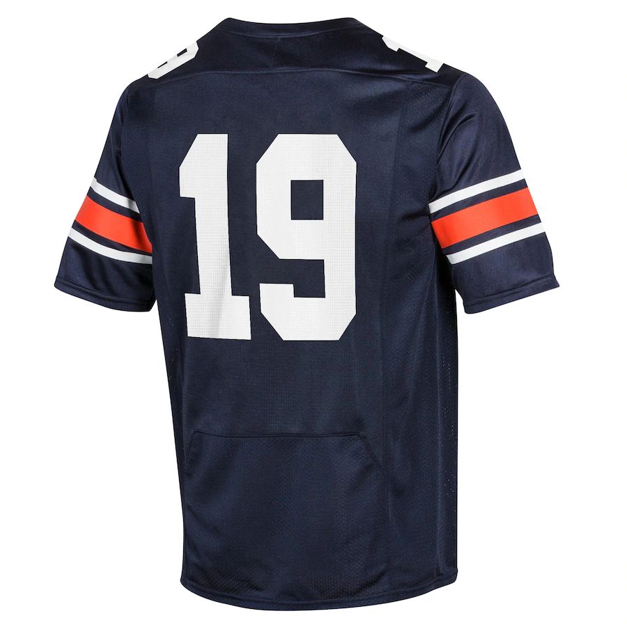 Rebec #19 A.Tigers Under Armour Replica Jersey Navy Stitched American College Jerseys