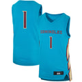 Rebec #1 F.State Seminoles Team Replica Basketball Jersey Turquoise Stitched American College Jerseys