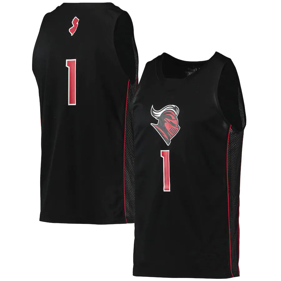 Rebec #1 R.Scarlet Knights Swingman Basketball Jersey Black Stitched American College Jerseys