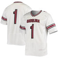 Rebec #1 S.Carolina Gamecocks Under Armour Logo Replica Football Jersey Stitched American College Jerseys