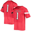 Rebec #1 T.Tech Red Raiders Under Armour Logo Replica Football Jersey Red Stitched American College Jerseys