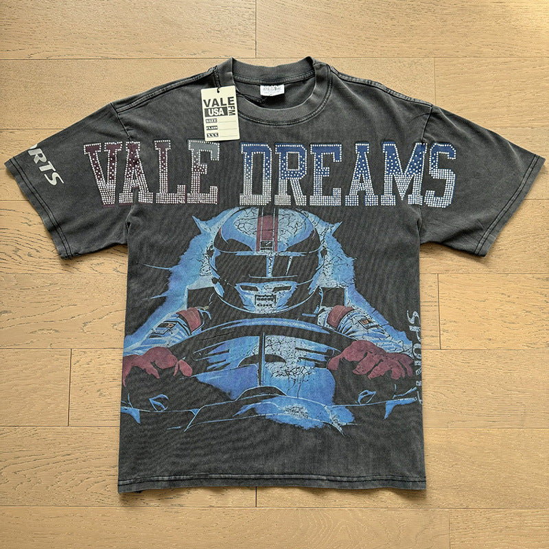 Vale Forever Direct Spray Horse Wash Distressed Hot Diamond Letters