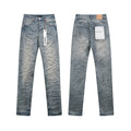 Purple Trendy European American Street Denim Jeans