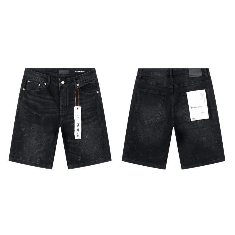 Purple Jeans Retro European American Streetwear