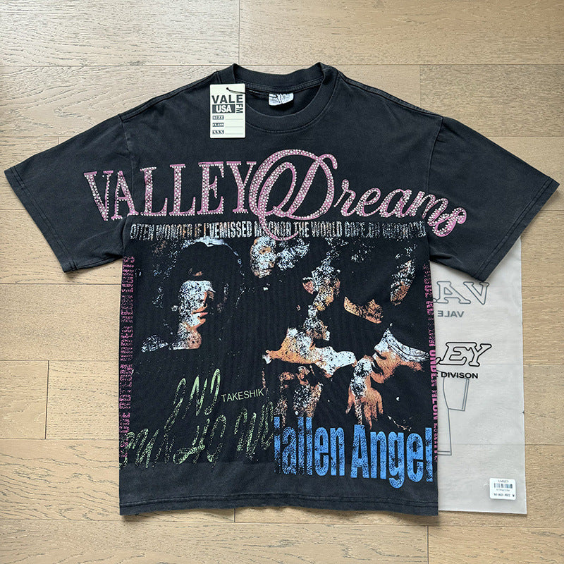Vale Forever Direct Spray Horse Wash Distressed Hot Diamond Letters