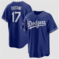 Rebec Los Angeles Dodgers #17 Shohei Ohtani Blue  2025 World Series Champions Stitched Jersey