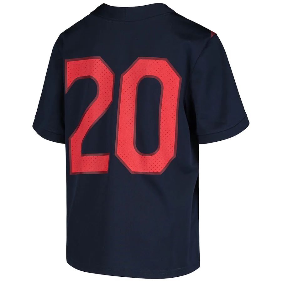 Rebec #20 A.Wildcats Untouchable Football Jersey Navy Stitched American College Jerseys