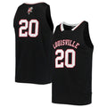 Rebec #20 L.Cardinals Reverse Retro Jersey Black Basketball Jersey Stitched American College Jerseys