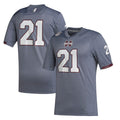 Rebec #21 M.State Bulldogs Premier Strategy Jersey  Gray Football Jersey Stitched American College Jerseys