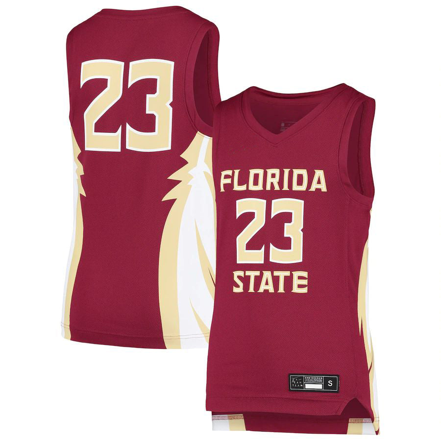 Rebec #23 F.State Seminoles Team Replica Basketball Jersey Garnet Stitched American College Jerseys