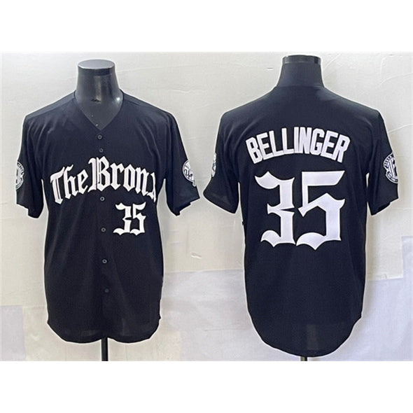 Rebec New York Yankees #35 Cody Bellinger Black  'Gothic Legacy Edition' Vapor Premier Limited Stitched Jersey