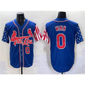 Rebec St. Louis Cardinals #0 Masyn Winn Royal  Independence Day Vapor Premier Limited Stitched Jersey