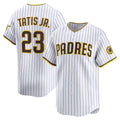 Rebec San Diego Padres #23 Fernando Tatis Jr. White  Home Limited Player Jersey