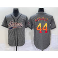 Rebec Houston Astros #44 Yordan Alvarez Grey  Gridiron Cool Base Stitched Jersey
