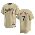 Rebec A.Diamondbacks #7 Corbin Carroll Player Gold Home Limited Personalized Stitched Jerseys
