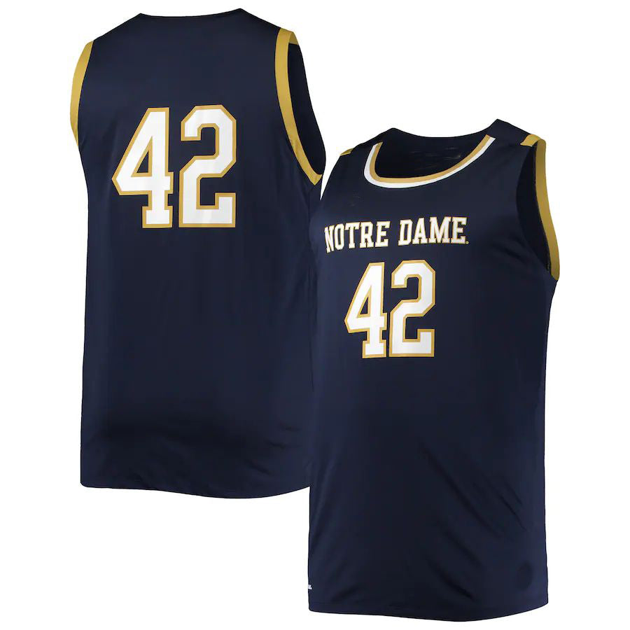 Rebec #42 N.Dame Fighting Irish Under Armour Replica Basketball Jersey Navy Stitched American College Jerseys