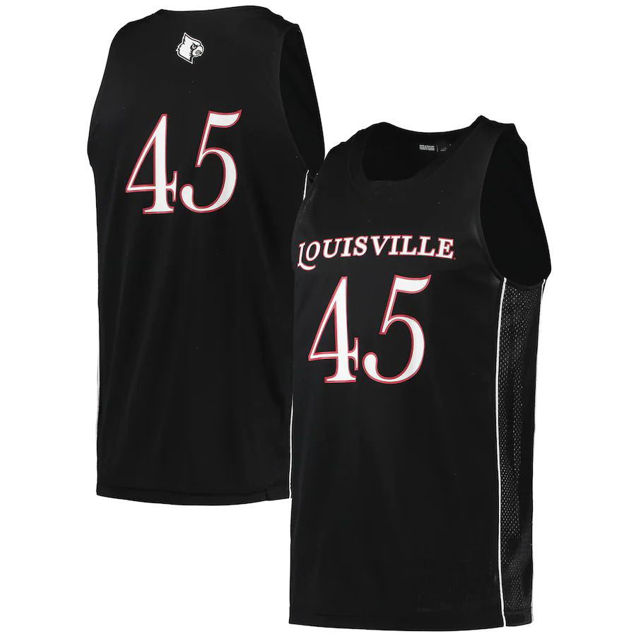 Rebec #45 L.Cardinals Swingman Basketball Jersey Black Basketball Jersey Stitched American College Jerseys