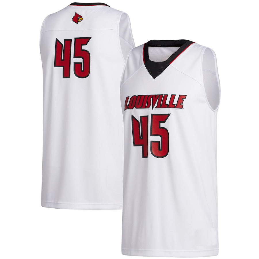 Rebec #45 L.Cardinals Swingman Jersey White Basketball Jersey Stitched American College Jerseys