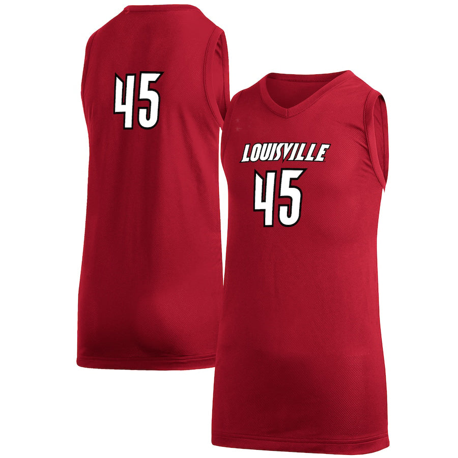 Rebec #45 L.Cardinals Game Jersey Red Basketball Jersey Stitched American College Jerseys