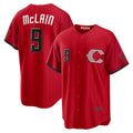 Rebec  Cincinnati Reds #9 Matt McLain Red  2026 City Connect Stadium Jersey