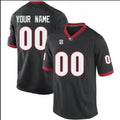 Rebec Custom G.Bulldogs Pick-A-Player NIL Replica Football Jersey BLACK American Stitched College Jerseys