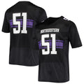 Rebec #51 N.Wildcats Under Armour Logo Replica Football Jersey Black Stitched American College Jerseys