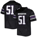 Rebec #51 N.Wildcats Under Armour Premier Limited Jersey Football Jersey Black Stitched American College Jerseys