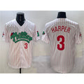 Rebec Philadelphia Phillies #3 Bryce Harper White  Phanatic Limited Stitched Jersey 2