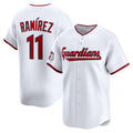 Rebec Cleveland Guardians #11 Jos¨¦ Ram¨ªrez White  Home Limited Player Jersey