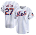Rebec New York Mets #27 Mark Vientos White  2024 Home Limited Stitched Jersey