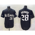 Rebec St. Louis Cardinals #28 Nolan Arenado Black  'Gothic Legacy Edition' Vapor Premier Limited Stitched Jersey