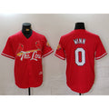 Rebec St. Louis Cardinals #0 Masyn Winn Red  2024 City Connect Limited Stitched Jersey