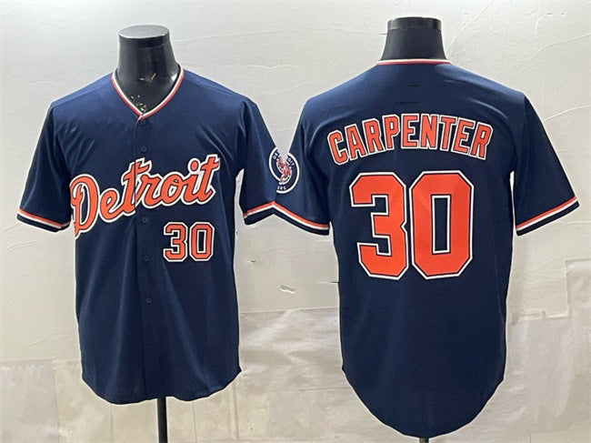 Rebec Detroit Tigers #30 Kerry Carpenter Navy  2026 Alternate Vapor Premier Limited Stitched Jersey