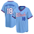 Rebec A.Braves #18 Mike Yastrzemski player Blue Limited Powder 2026 City Connect Stadium Stitched Jerseys