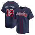Rebec A.Braves #18 Mike Yastrzemski player Navy Limited Alternate Stitched Jerseys