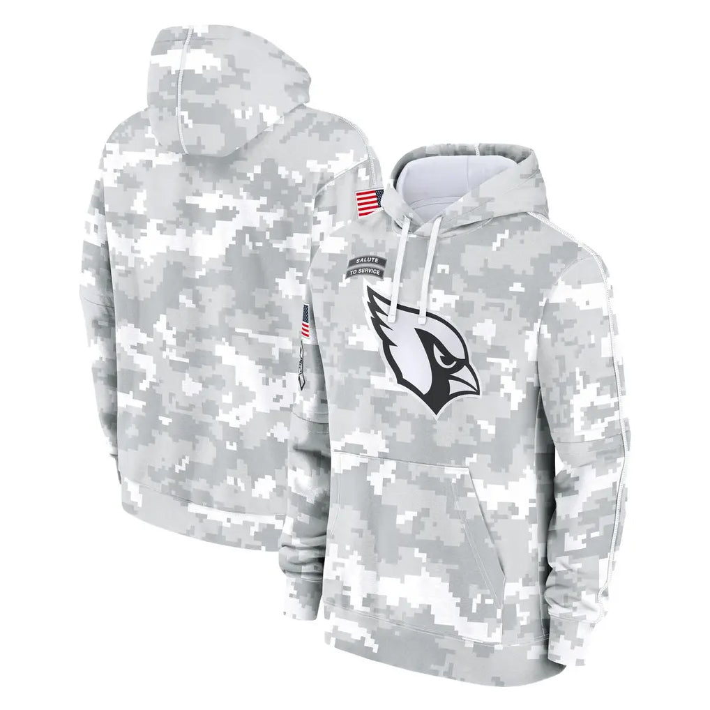 Rebec A.Cardinals Arctic Camo Salute to Service Limited Hoodie Blank Player Stitched Jerseys