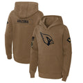 Rebec A.Cardinals Brown Salute To Service Limited Hoodies Blank Player Stitched Jerseys