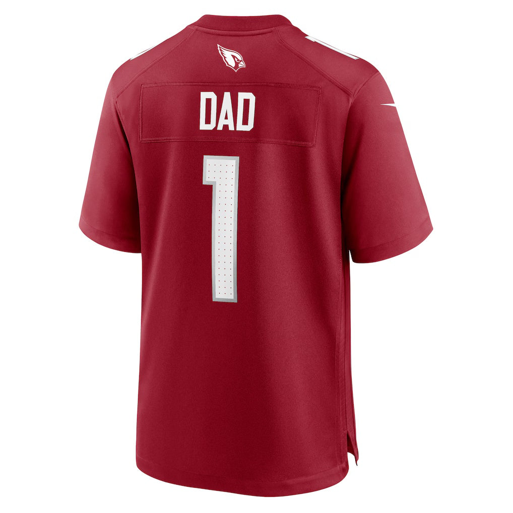Rebec A.Cardinals Number #1 Dad Cardinal Game Jersey