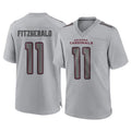Rebec A.Cardinals #11 Larry Fitzgerald Player Gray Fashion Home Game Stitched Jerseys