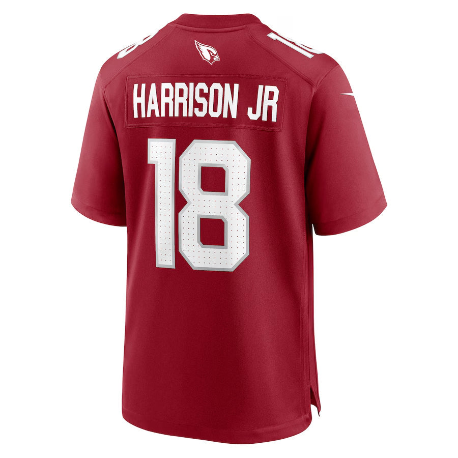 Rebec A.Cardinals #18 Marvin Harrison Jr. Player Cardinal Game Stitched Jerseys
