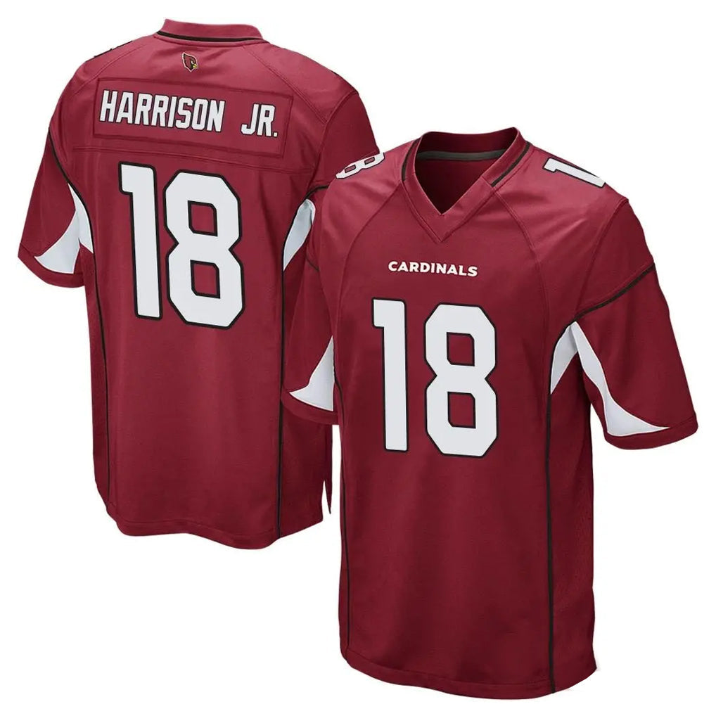 Rebec A.Cardinals #18 Marvin Harrison Jr. Player Cardinal Home Game Stitched Jerseys