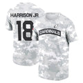 Rebec A.Cardinals #18 Marvin Harrison Jr. Player Salute to Service Hoodies & T-Shirts Stitched Jerseys