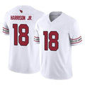 Rebec A.Cardinals #18 Marvin Harrison Jr. Player White Vapor F.U.S.E. Limited Home Game Stitched Jerseys