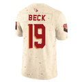 Rebec A.Cardinals #19 Carson Beck Player Cream Rivalries Collection Vapor Limited Home Game Stitched Jerseys